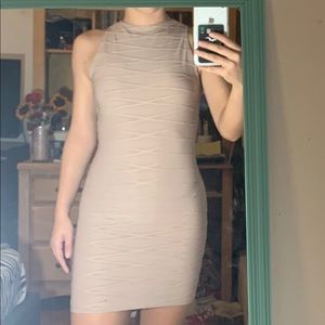 Nude Bodycon Dress